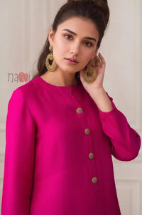 Elegant Straight Farshi Salwar Set