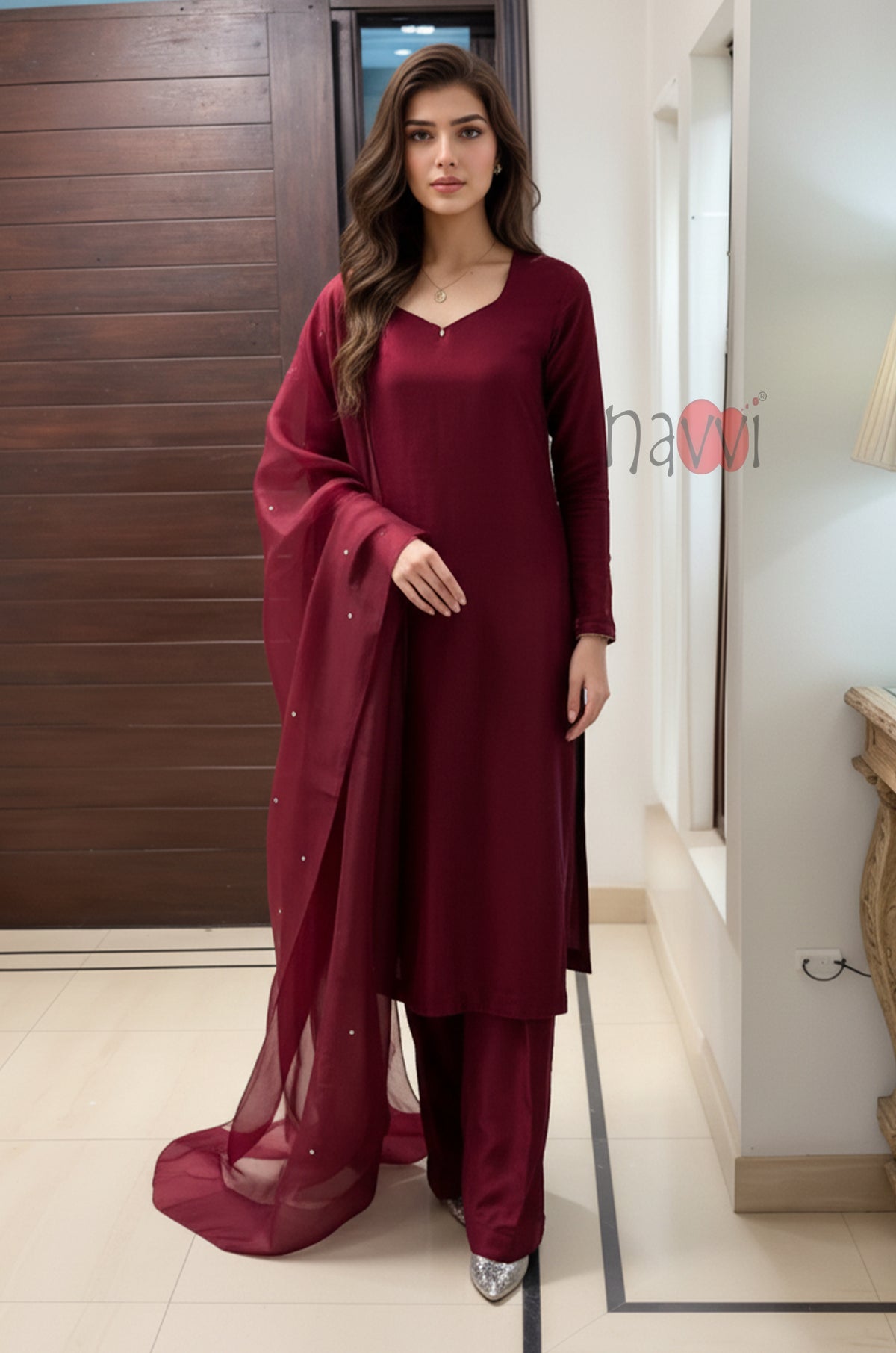 Straight Kurta with Dupatta Set