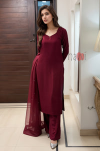 Straight Kurta with Dupatta Set