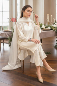 Ethnic Kurta Palazzo Set with Dupatta