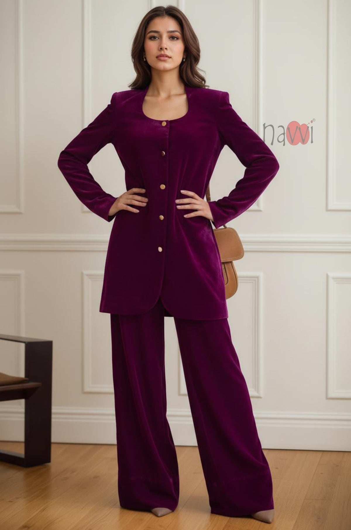 Berry Ice Velvery Coord Set