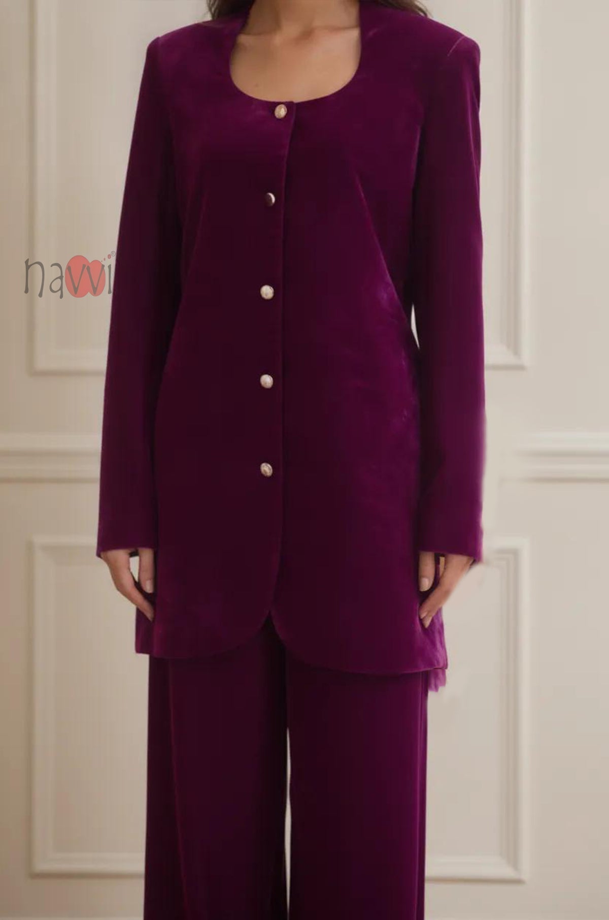 Berry Ice Velvery Coord Set