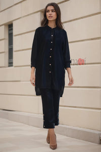 Black Velvery Coord Set