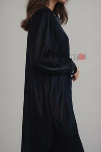 Black Velvery Coord Set