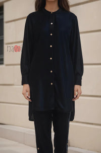 Black Velvery Coord Set