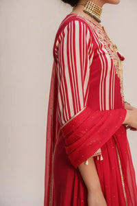 Scarlet Zari Elegance Set