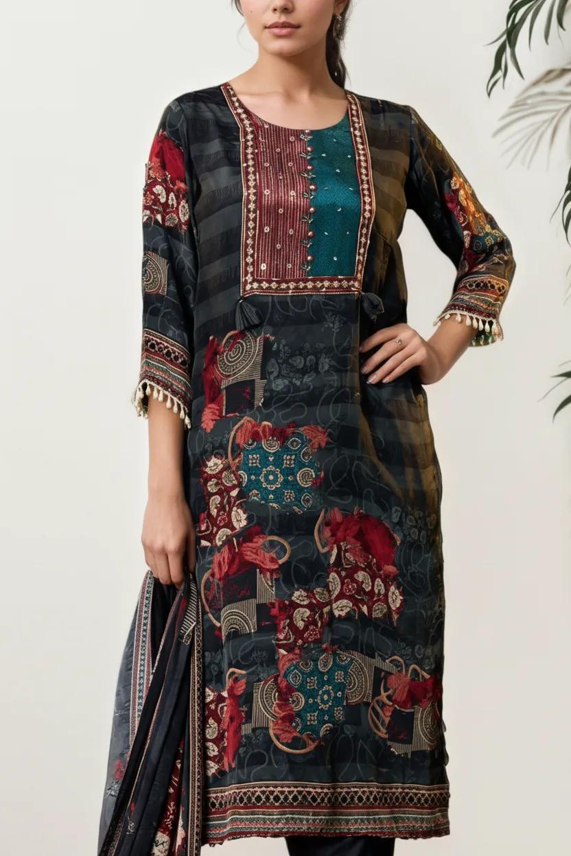 Meher Embellished Suit Set