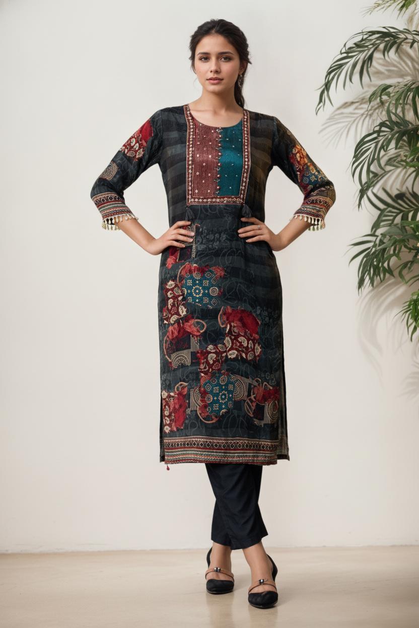 Meher Embellished Suit Set