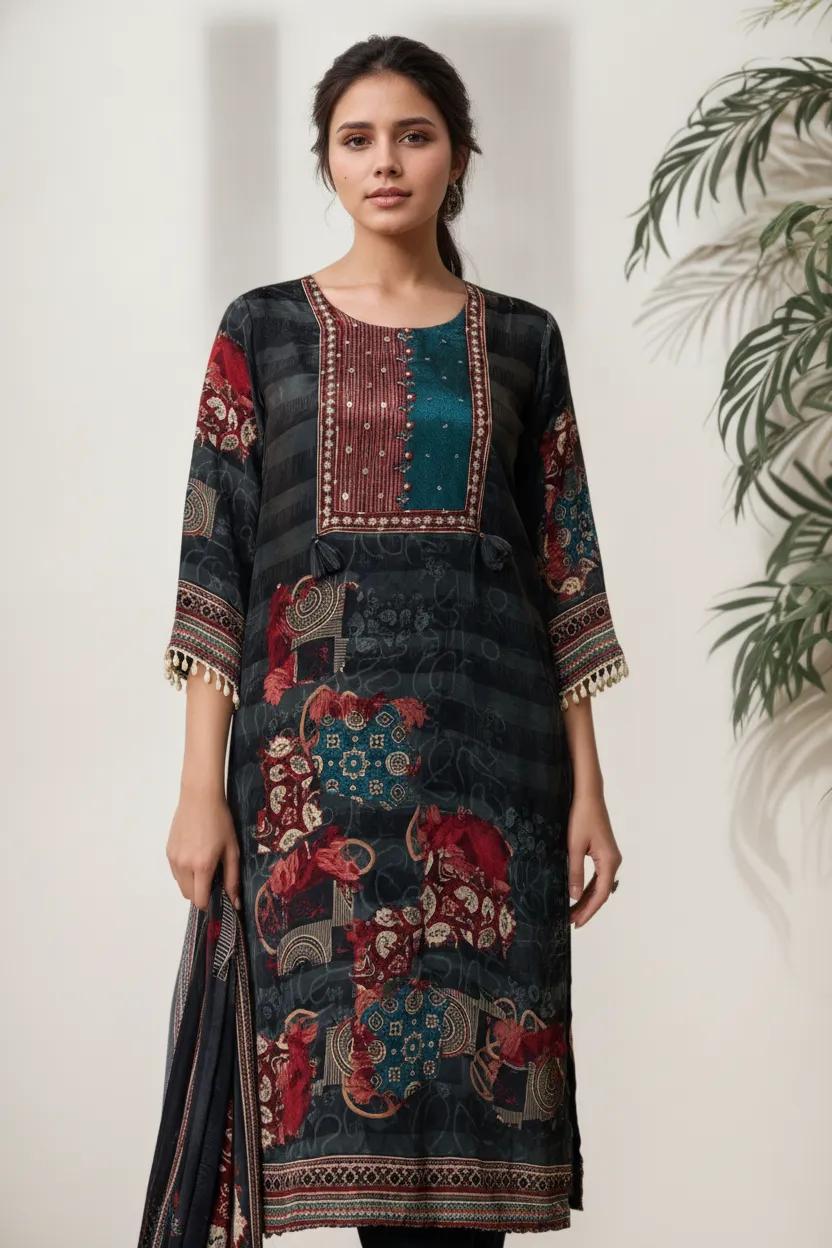Meher Embellished Suit Set