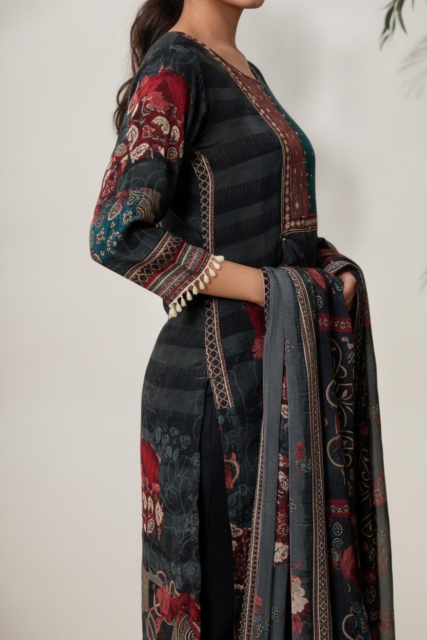 Meher Embellished Suit Set