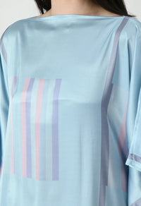 Melody Satin Silk Kaftan Dress