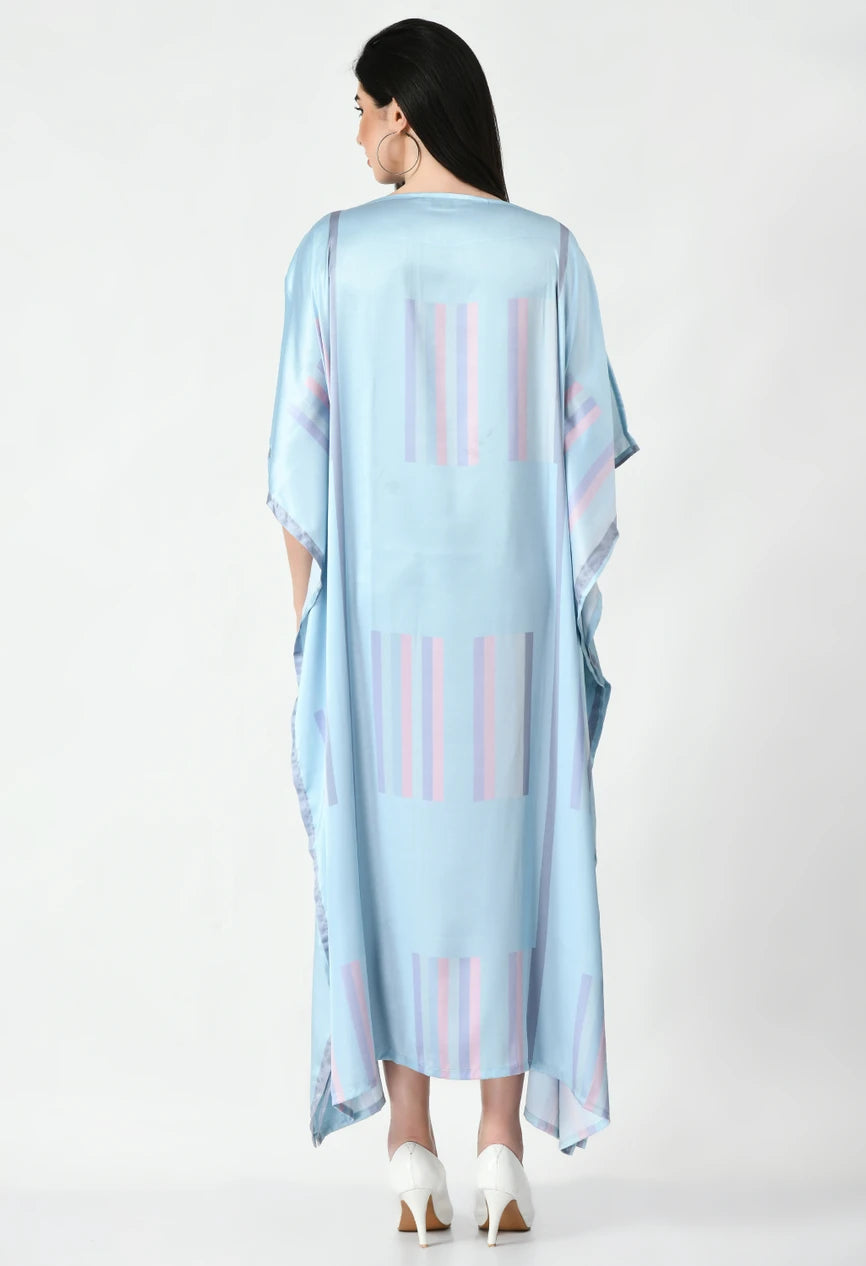 Melody Satin Silk Kaftan Dress