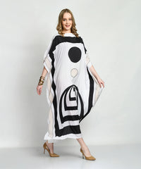 Cosmos Silk Crepe Kaftan