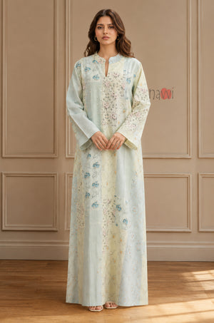 Meadow Floral Elegance Kaftan Dress