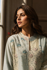 Meadow Floral Elegance Kaftan Dress