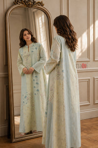 Meadow Floral Elegance Kaftan Dress