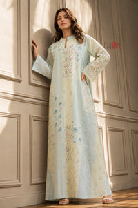 Meadow Floral Elegance Kaftan Dress