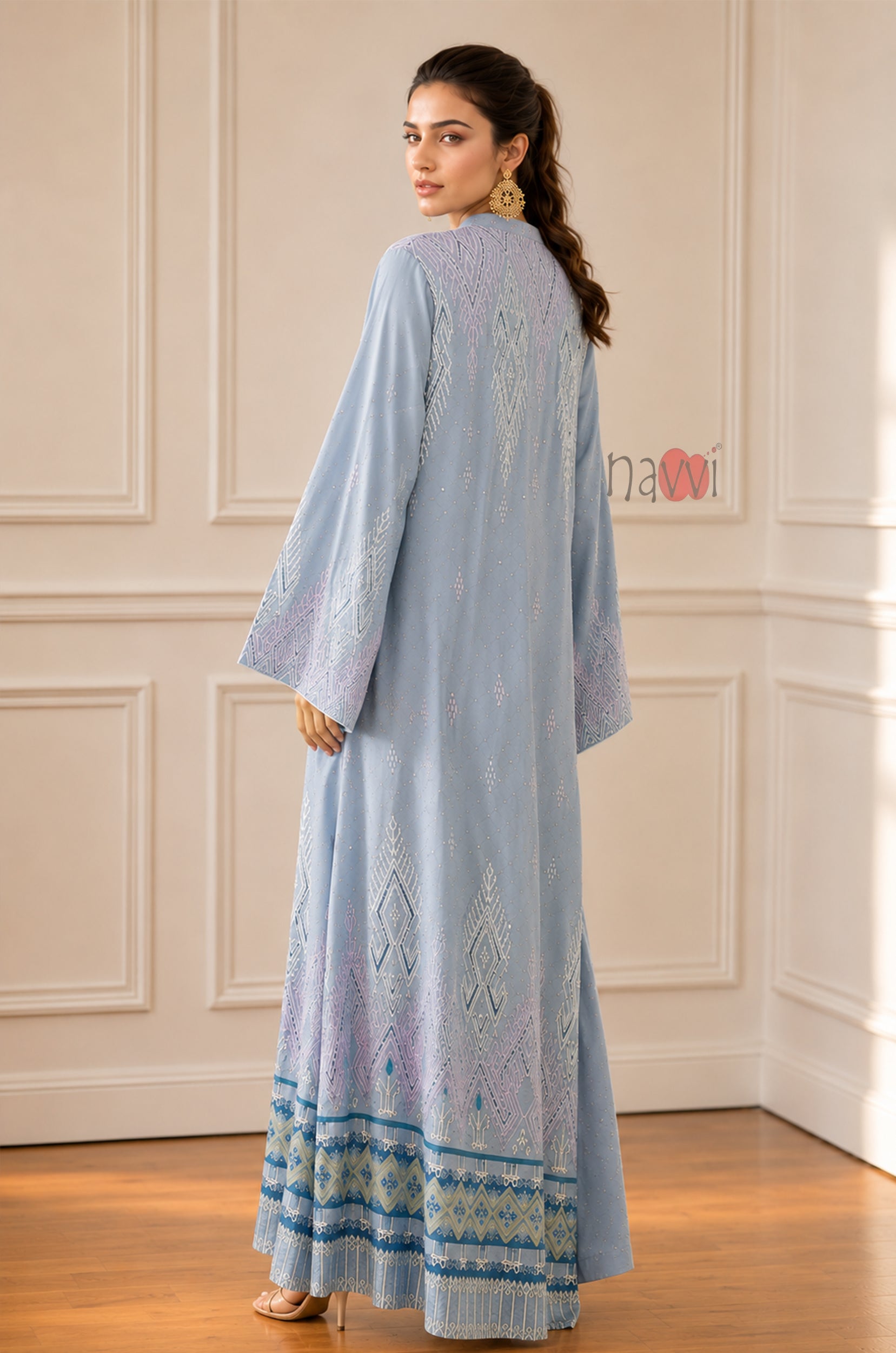 Celestial Elegance Kaftan Dress