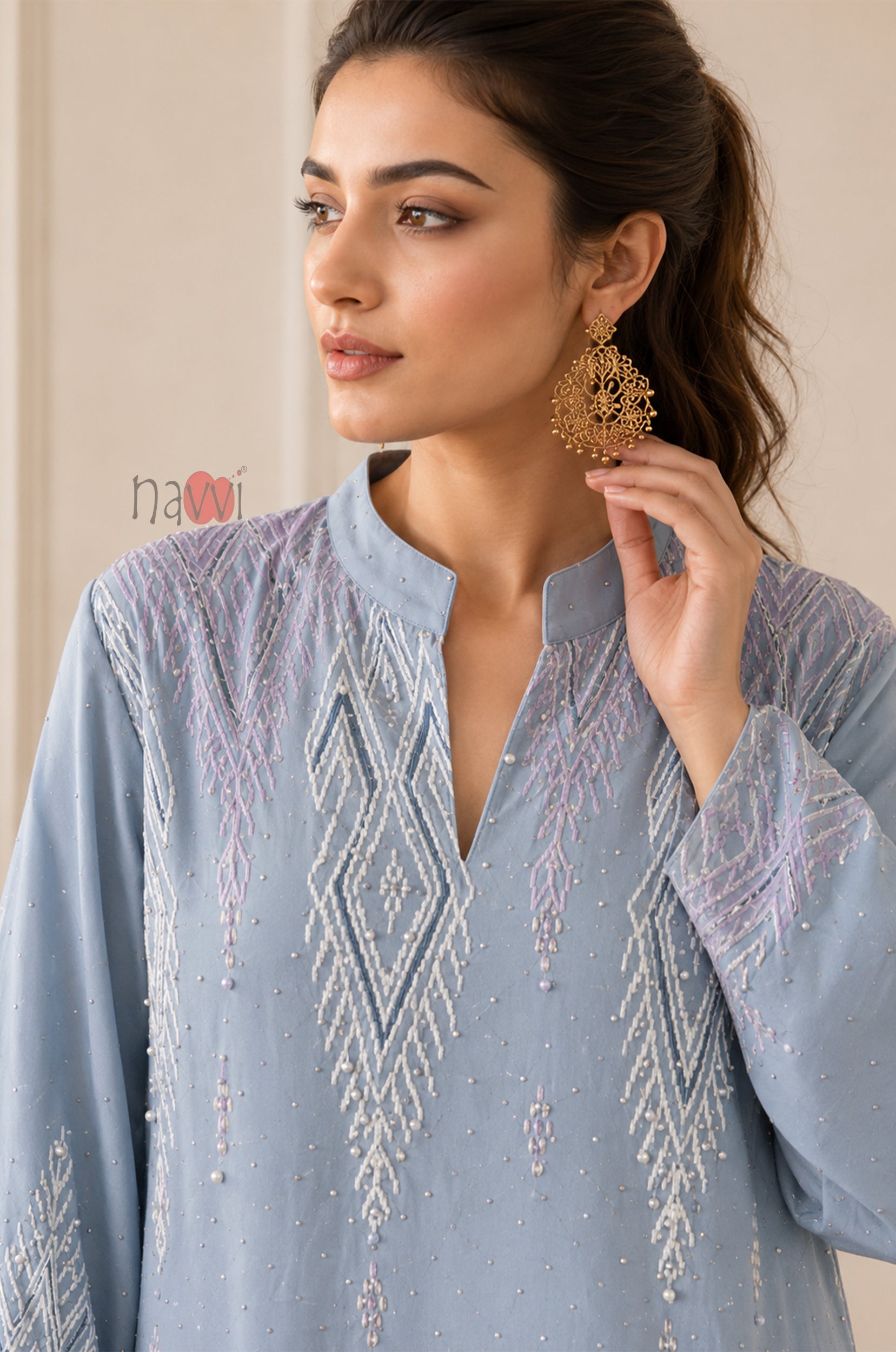 Celestial Elegance Kaftan Dress