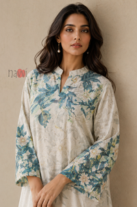 Botanical Bloom Kaftan Dress