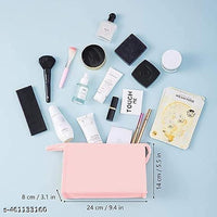 Fashionable Makeup Pouch for Women – Travel Cosmetic Bag & Toiletry Organizer
