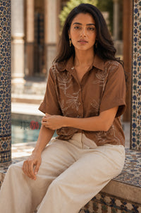 Contemporary Embroidered Shirt