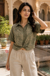 Contemporary Embroidered Shirt