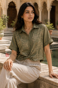 Contemporary Embroidered Shirt