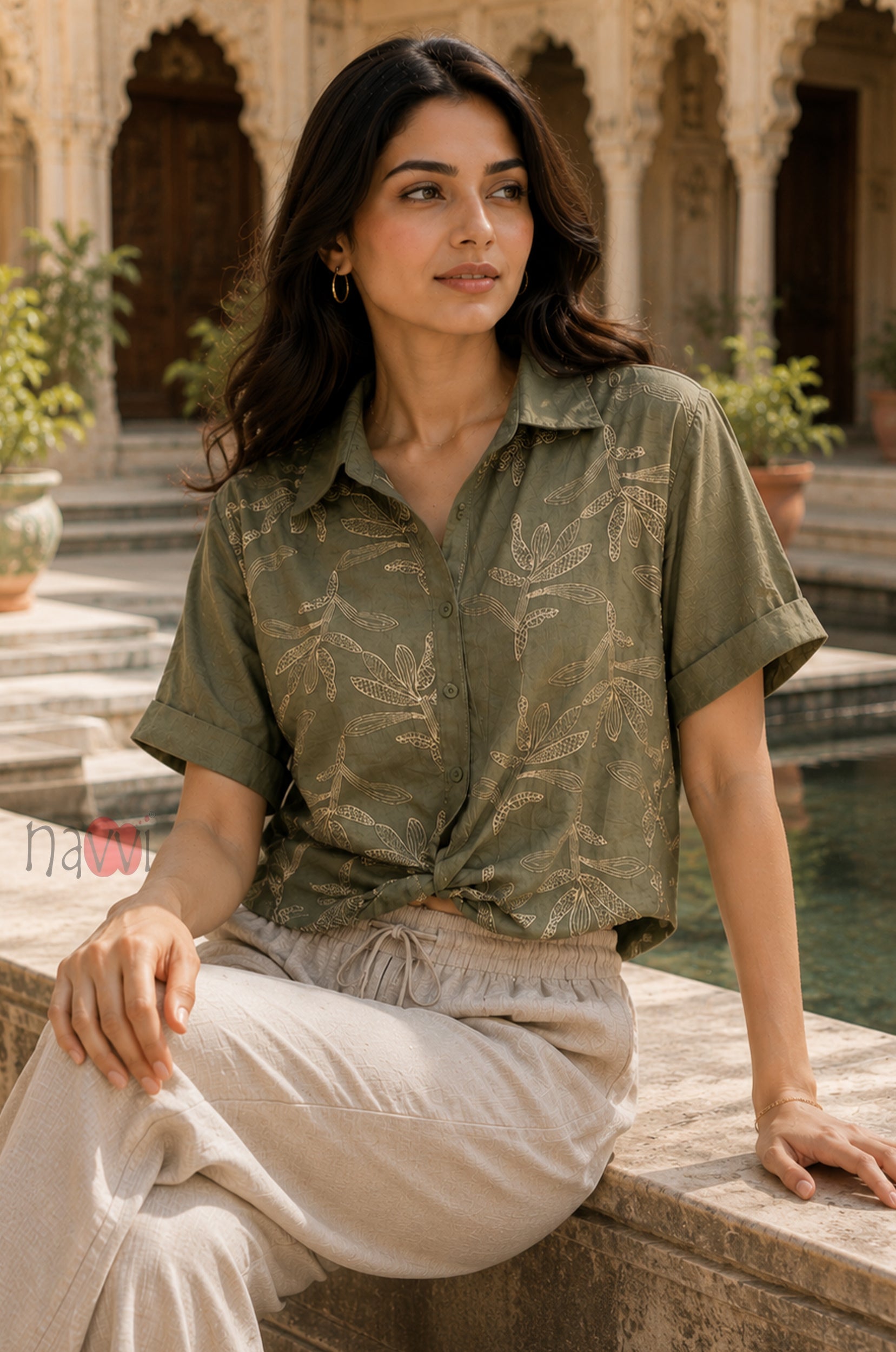 Contemporary Embroidered Shirt