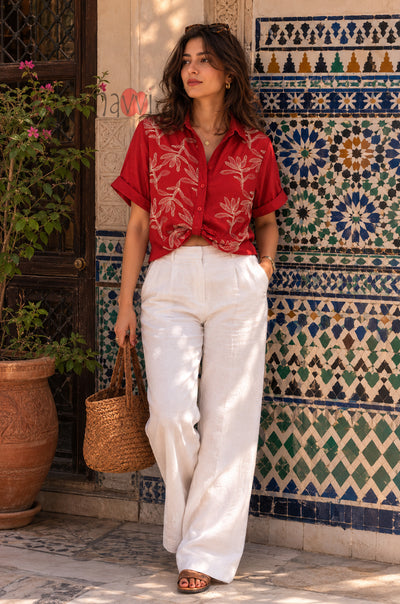 Contemporary Embroidered Shirt