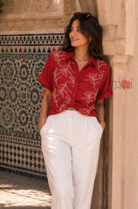 Contemporary Embroidered Shirt