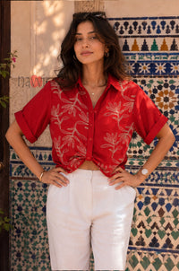 Contemporary Embroidered Shirt