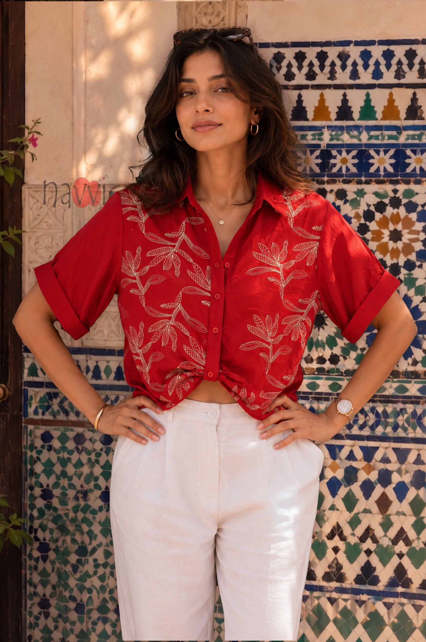 Contemporary Embroidered Shirt