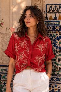 Contemporary Embroidered Shirt