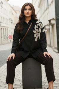 Botanical Embellished Shirt