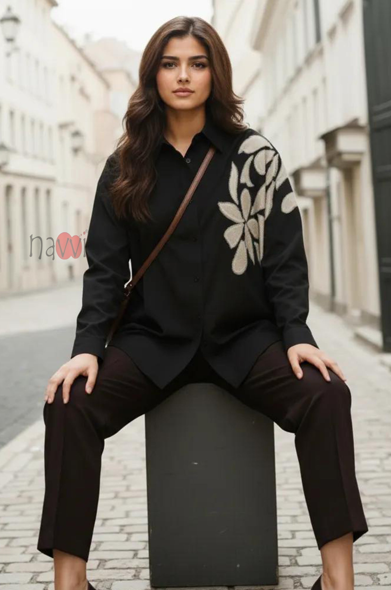 Botanical Embellished Shirt