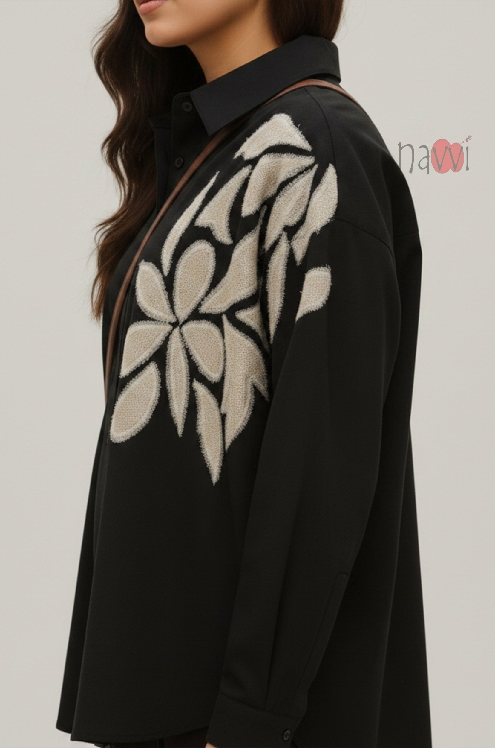 Botanical Embellished Shirt
