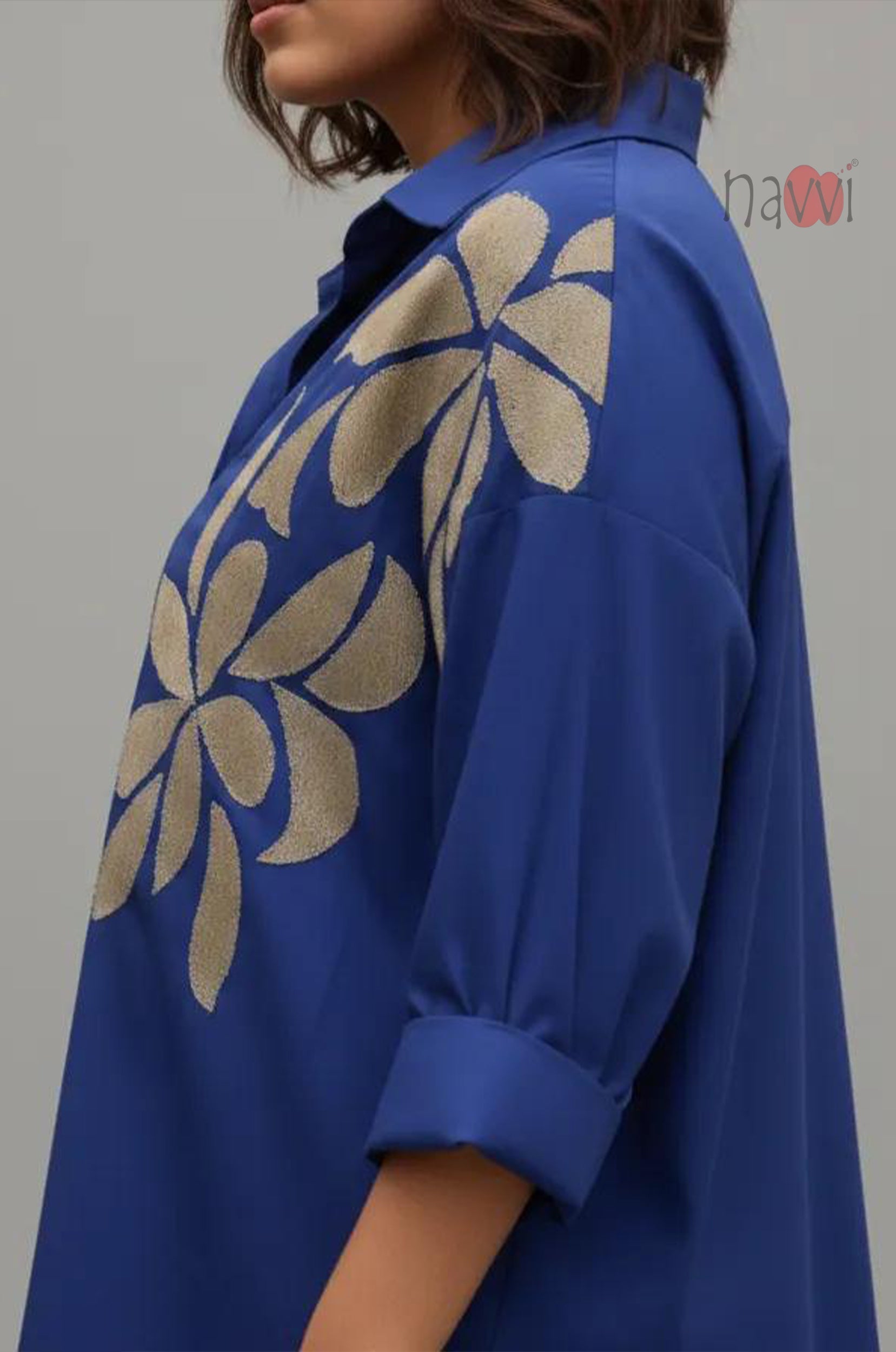 Botanical Embellished Shirt