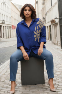 Botanical Embellished Shirt