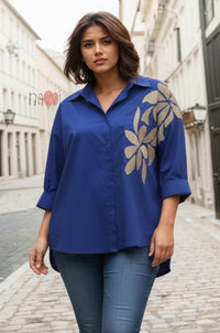 Botanical Embellished Shirt