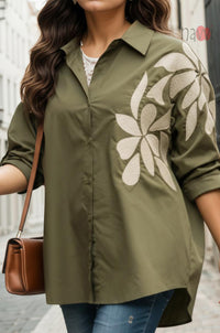 Botanical Embellished Shirt