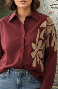 Botanical Embellished Shirt