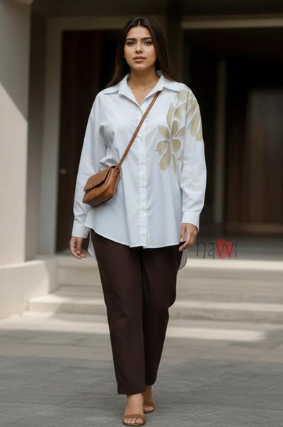 Botanical Embellished Shirt