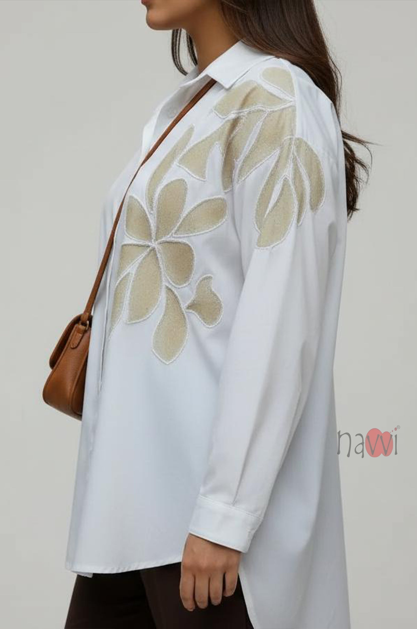Botanical Embellished Shirt