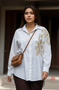 Botanical Embellished Shirt