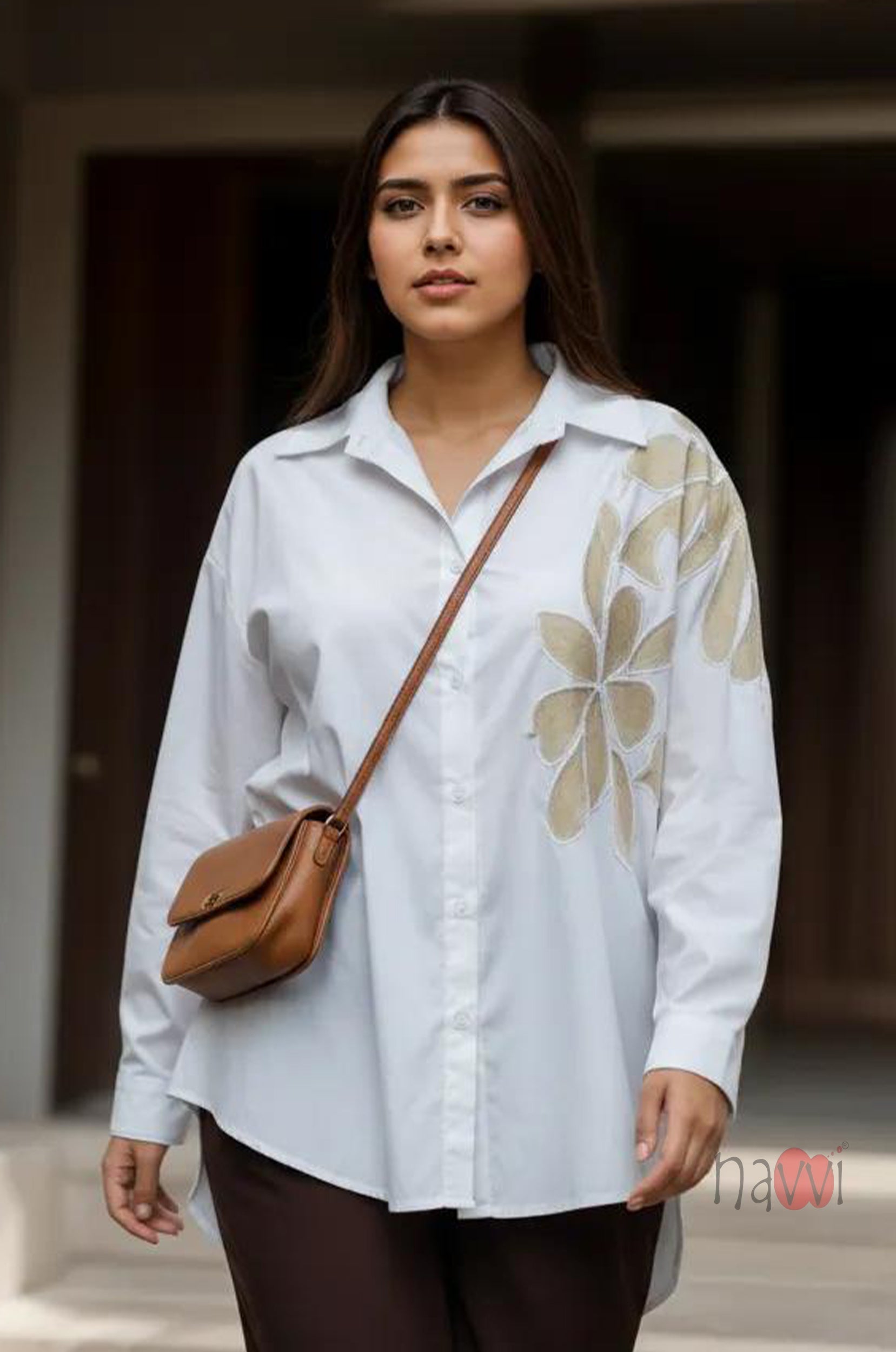 Botanical Embellished Shirt