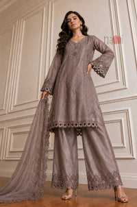 Earthy Luxe Embroidered Suit Set