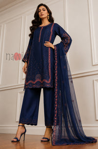 Royal Heritage Embroidered Suit Set