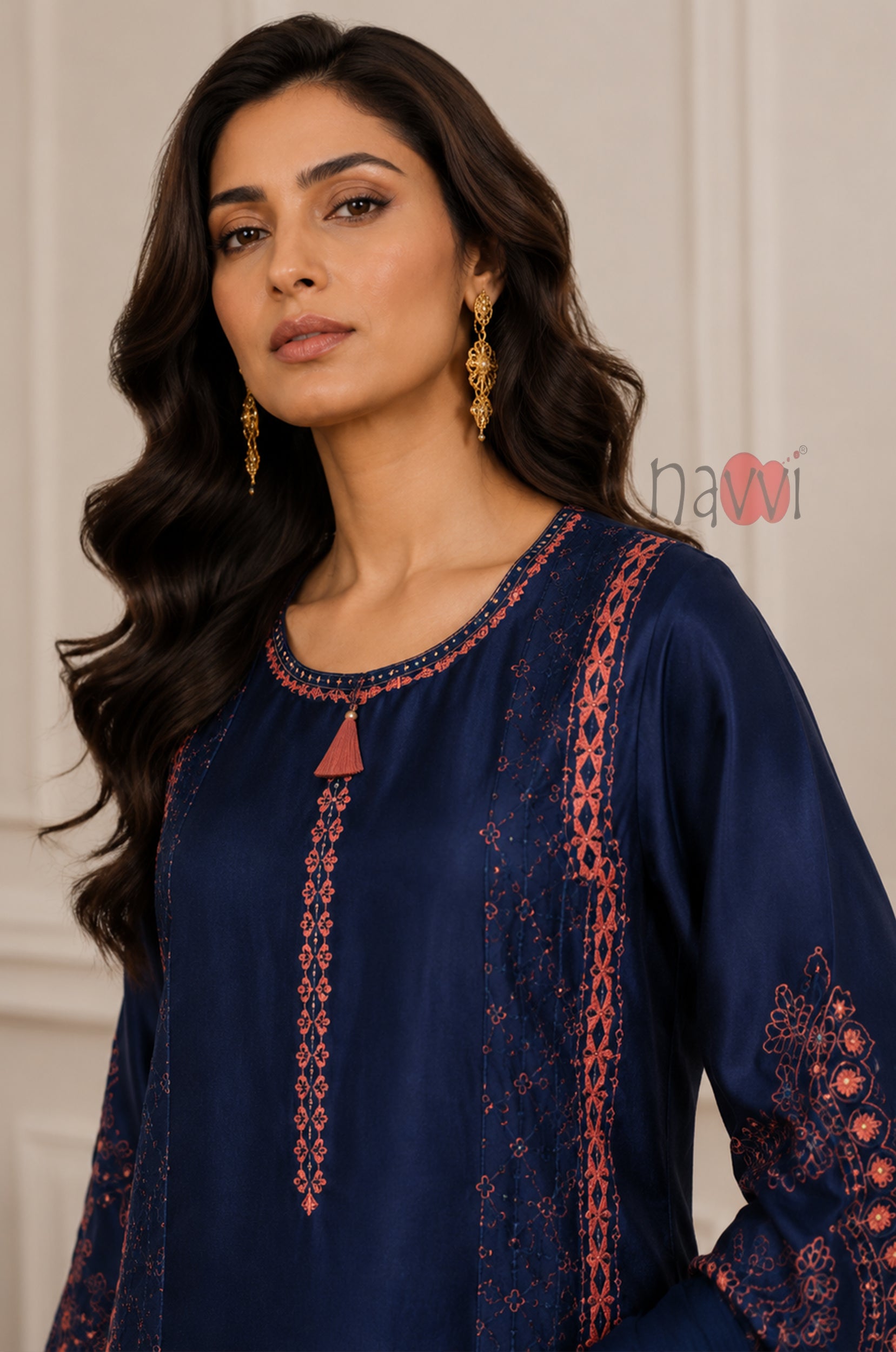 Royal Heritage Embroidered Suit Set