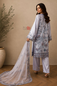 Celestial Bloom Embroidered Suit Set